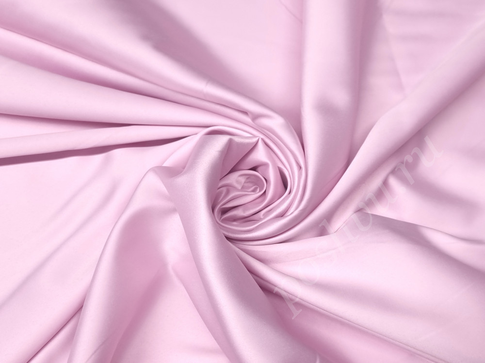 Шелк Армани однотонный, цвет розовый пудровый